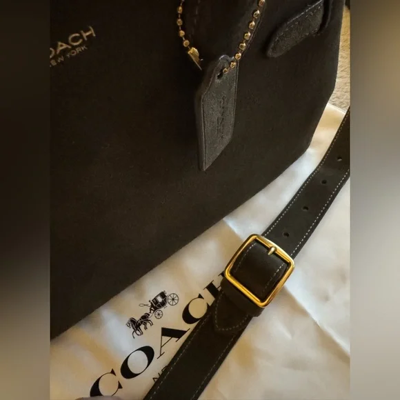 Coach Empire 28 Olive Green Suede - Picture 15 of 15